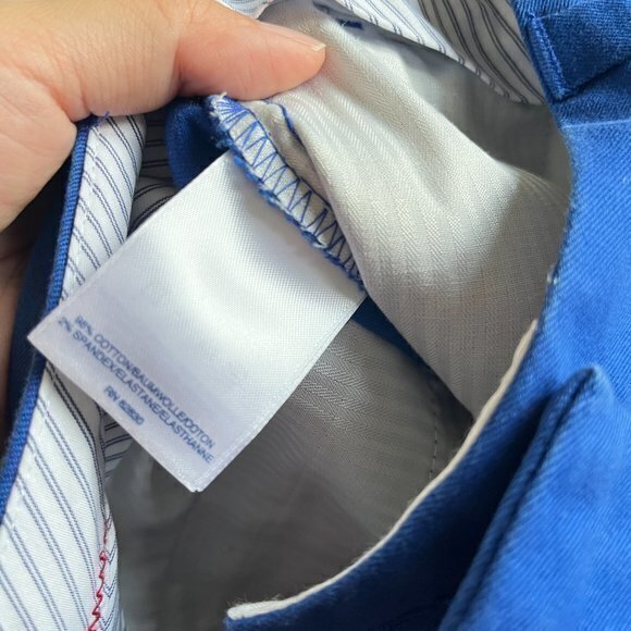 NEW Bundle of 2x Lands End Chino Shorts Khaki Blue Womens Size 4 Pockets - Picture 8 of 10